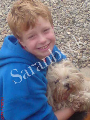 Girlie with my grandson Douglas